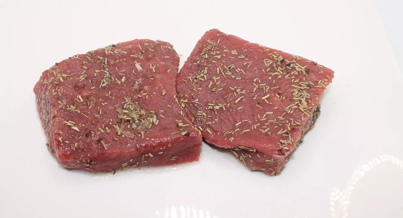 Steaks marinés de bœuf bio